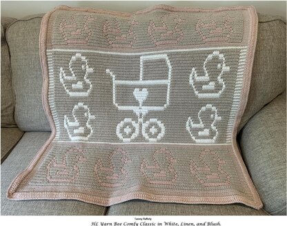 Oh Baby Baby Baby Blanket Overlay Mosaic Crochet Pattern