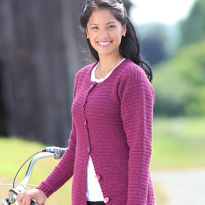 Valley Yarns B7 Basic Crochet Cardigan