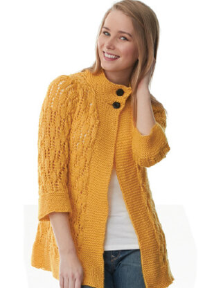 Comfy Cardi in Caron Simply Soft - Downloadable PDF