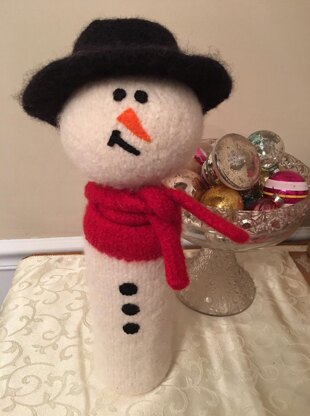 Snowman Bottle Cover