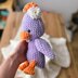 Crochet duck pattern lovey cuddler Amigurumi pattern  cute duck pattern, PDF tutotial