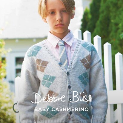 Debbie Bliss Argyle Cardigan PDF