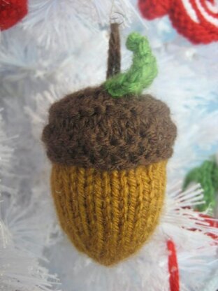 Christmas Knit Ornament Set