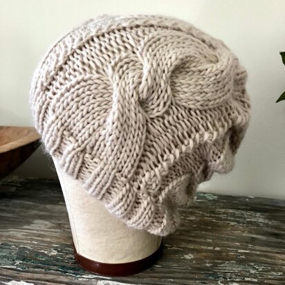 Katie Cable Hat - knitting pattern