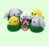 Chick, Bunny, Baskets for Easter chocolate eggs