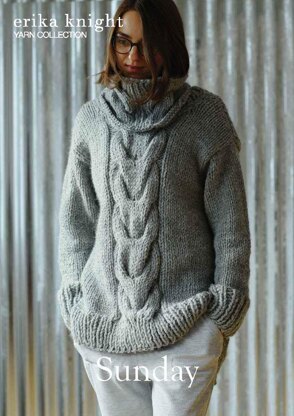 Sunday Sweater in Erika Knight Maxi Wool - Downloadable PDF