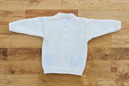 P24 Cardigan with Rudolph Motifs