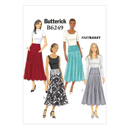 Butterick Misses' Skirt B6249 - Sewing Pattern