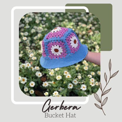 Gerbera bucket hat