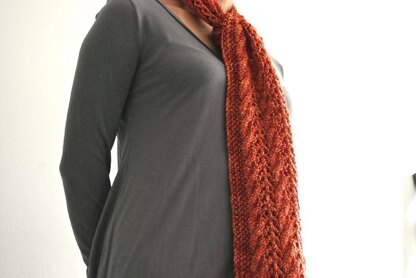 Cables & Lace Scarf