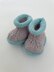 Two-tone Baby Booties BJ402