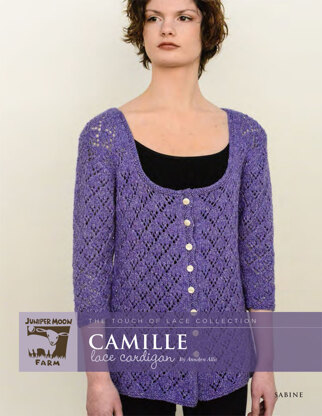 Camille Lace Cardigan in Juniper Moon Farm Sabine - Downloadable PDF