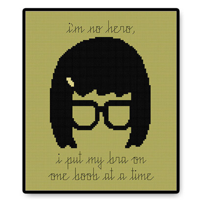 One Boob at a Time - PDF Cross Stitch Pattern