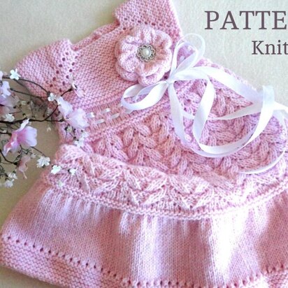 PATTERN Baby Dress Baptism by Elena Mitchell