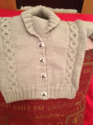 Shawl collared cardigan #2