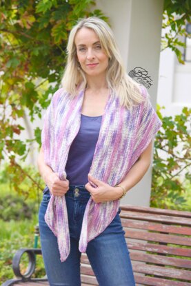 Tunisian Crescent Moon Shawl