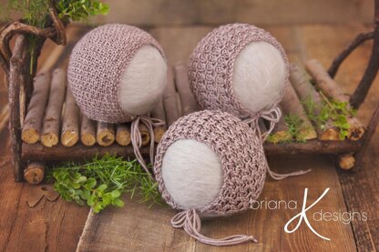 Newborn Knit Bonnet Pack One