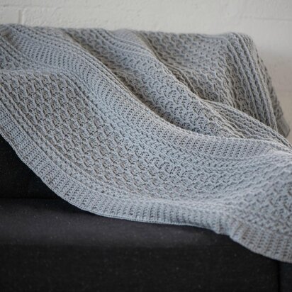 Cabled Zig Zag Throw