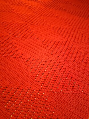 Red Diamonds Afghan