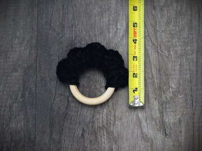 Velvet Wooden Teething Rings