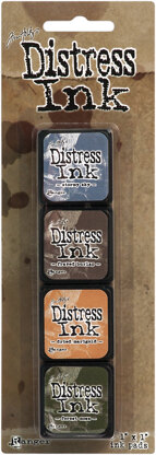 Ranger Tim Holtz Distress Mini Ink Pads 4/Pkg - Kit 9.