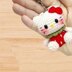 Crochet Strawberry Kitty Keychain Pattern – PDF + Video Tutorial
