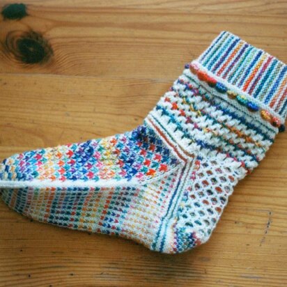 Fiesta Feet 314 - knitting pattern