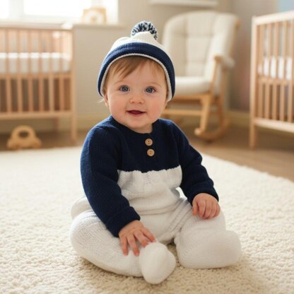 All In One Too Pram Knitting Pattern #115