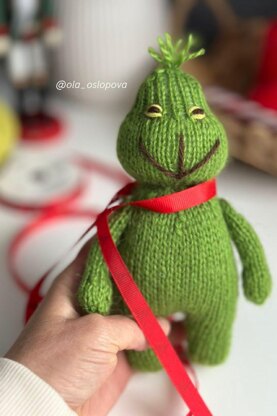Christmas Grinch knitting pattern