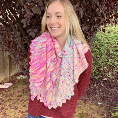 Color Swirl Shawl