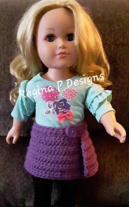 18” Doll Simple Wrap Skirt