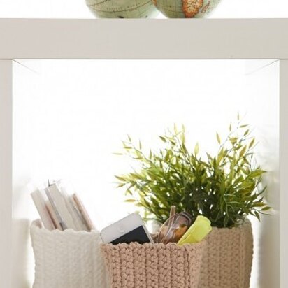 Mini Square Baskets in Lily Sugar 'n Cream Solids