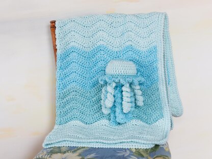 The Archer Ripple Crochet Baby Blanket Pattern