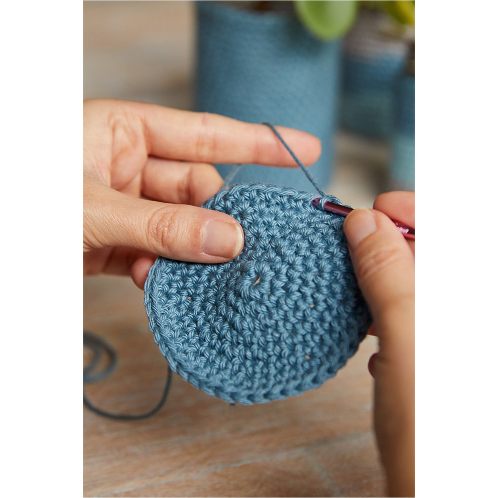 DMC Mindful Making The Peaceful Plant Pot Holders Crochet Kit - view 6