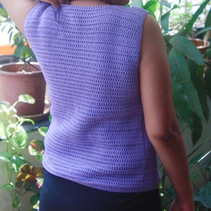 The purple wrap top