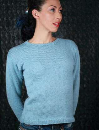 Complimentary Sweater in UK Alpaca Super Fine DK - Downloadable PDF