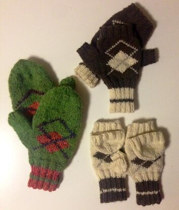 Argyle Mitts