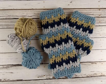 Seaside Fingerless Gloves