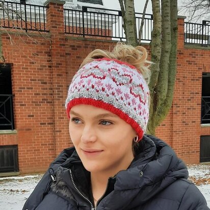 Courtney Messy Bun - knitting pattern