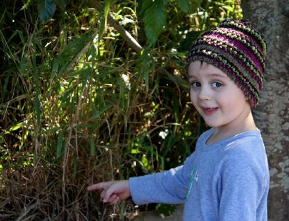 Child's Self-Striping Hat