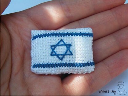 Flag of Israel Amigurumi