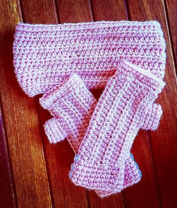 Head Warmer Fingerless Gloves