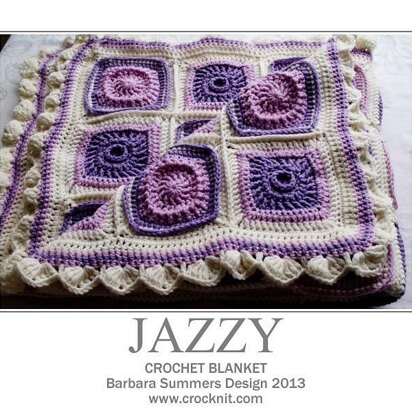 Crochet Blanket JAZZY UK