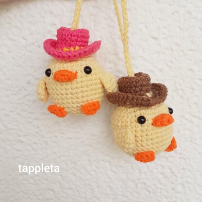 Cowboy duckling crochet pattern