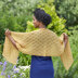 949 Saffron - Shawl Knitting Pattern for Women in Valley Yarns 2/10 Merino Tencel