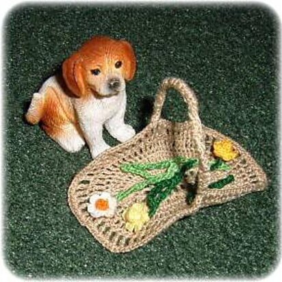 1:12th scale daffodils and basket