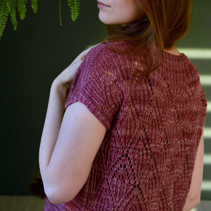 Geraldine Top by Agata Mackiewicz - Knitting Pattern For Women in The Yarn Collective