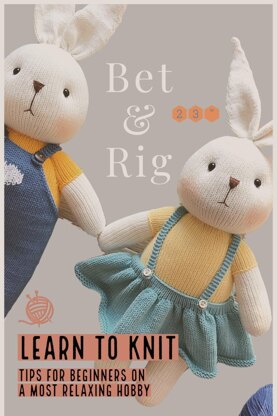 Amigurumi Knits Betelgeuse and Rigel, Big Size Bunnies