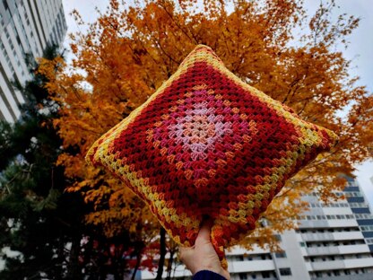 Sunset Dream Granny Cushion