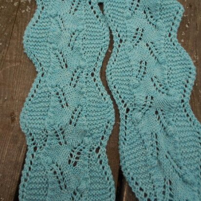 Wavy Fern Infinity Scarf